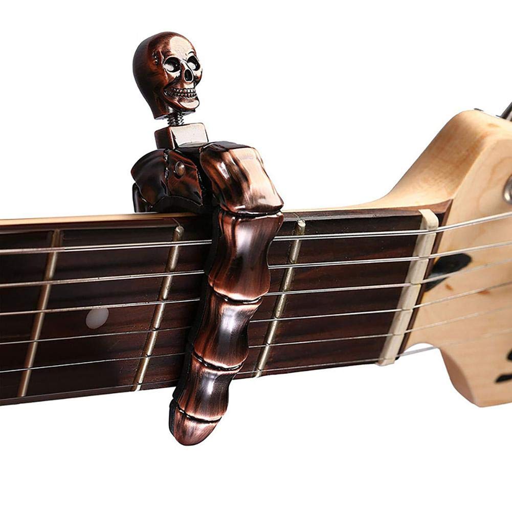 Musical Instrument Dulcimer - كابو جيتار على شكل جمجمة للجيتار