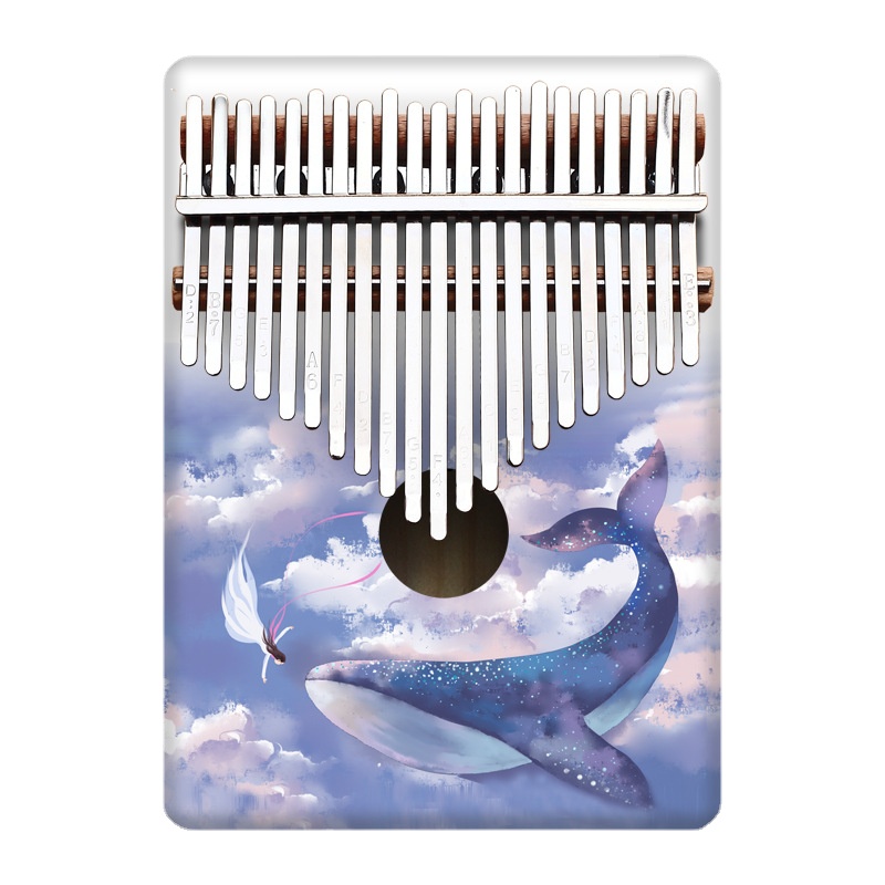 Musical Instrument Keyboard - الملونة 21 مفتاح Kalimba الاطفال الكرتون