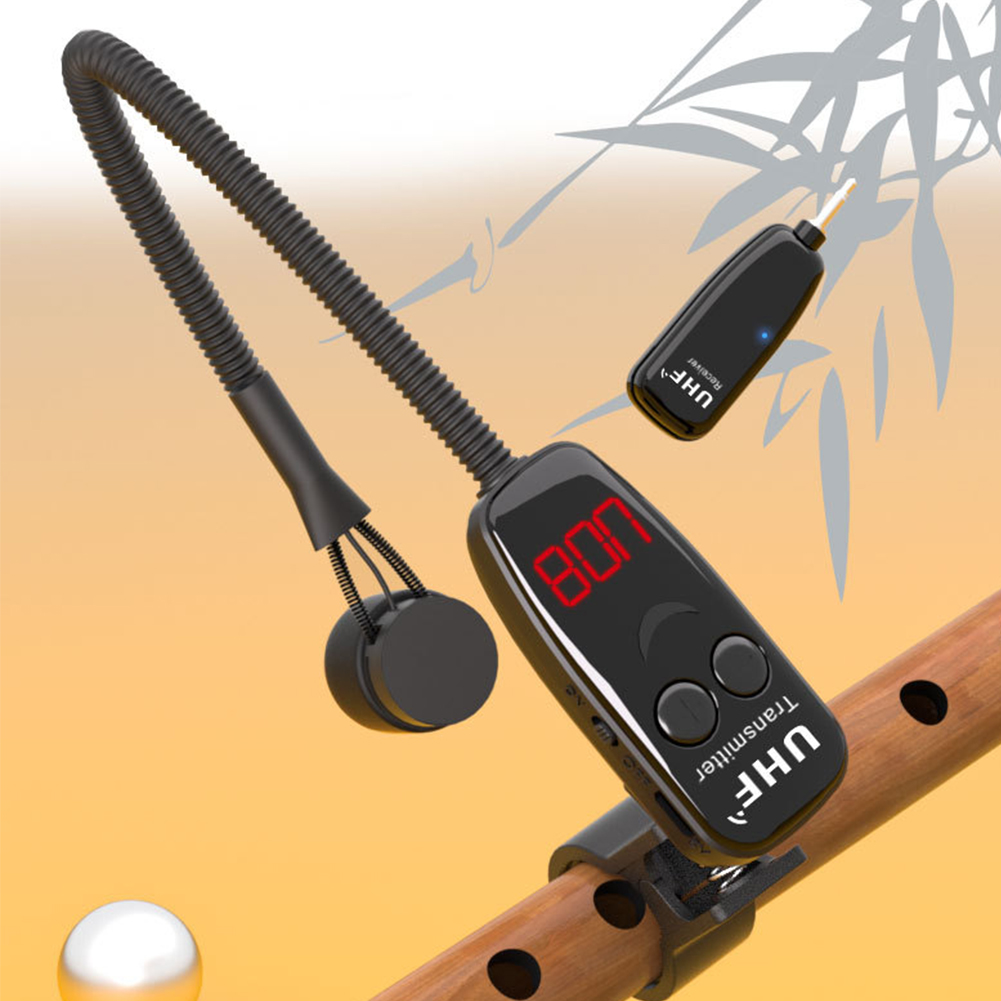 Musical Instrument Flute - ميكروفون لاسلكي UHF للأدوات الموسيقية مع