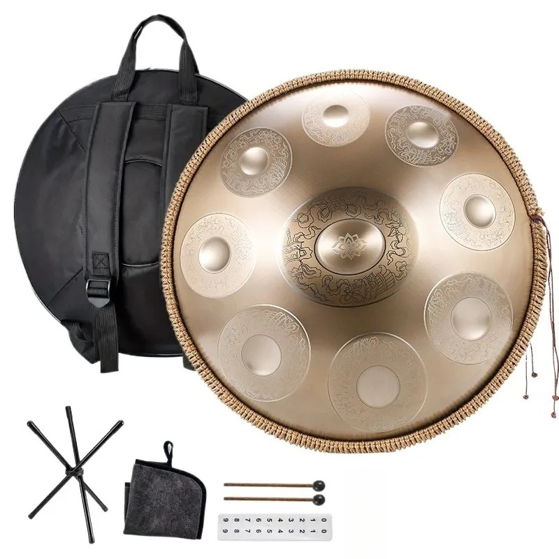 Musical Instrument Dulcimer - 18 بوصة الفولاذ المقاوم للصدأ HandPan