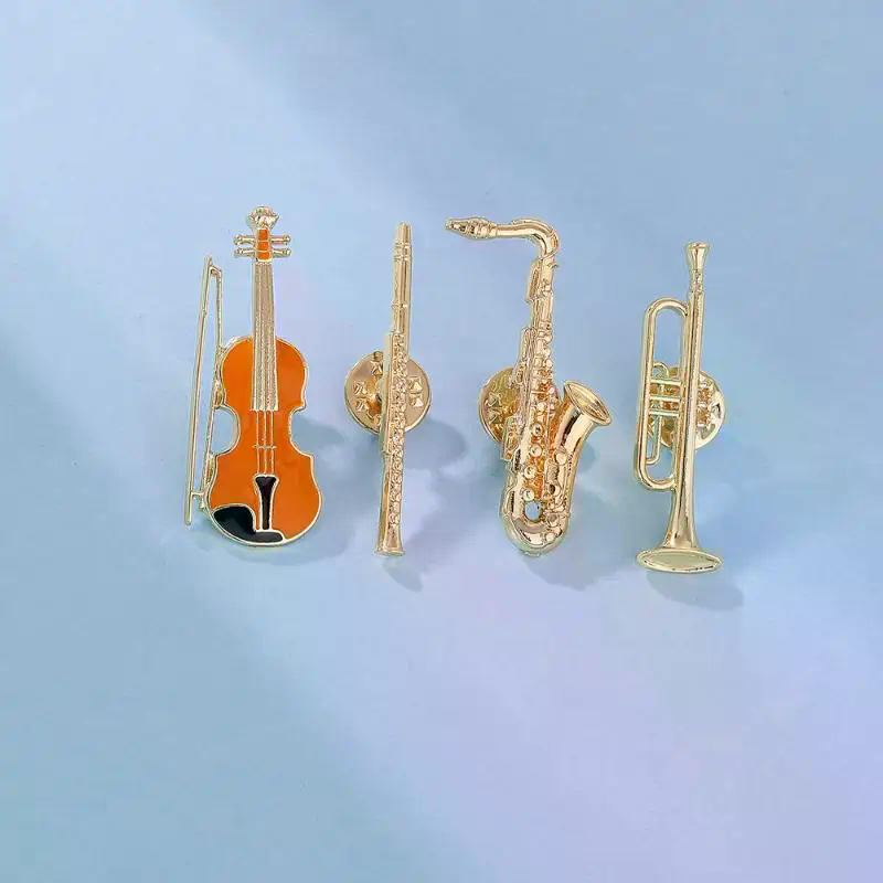Musical Instrument In Orchestra - 1 قطعة شارة أوركسترا سيمفونية مضحك