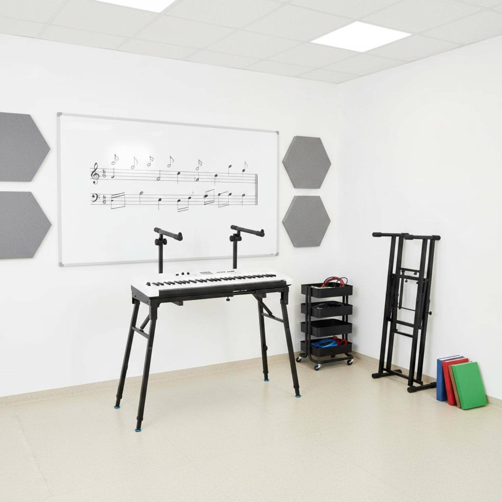 حامل لوحة مفاتيح قابل للطي، حا - مراجعة Musical Instrument Keyboard وسعره