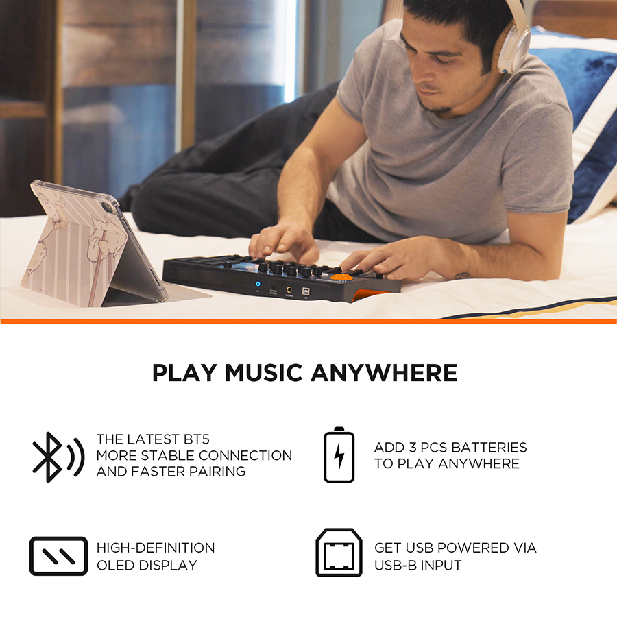 لوحة مفاتيح تحكم MIDI مع 25 مف - مراجعة Musical Instrument Keyboard وسعره
