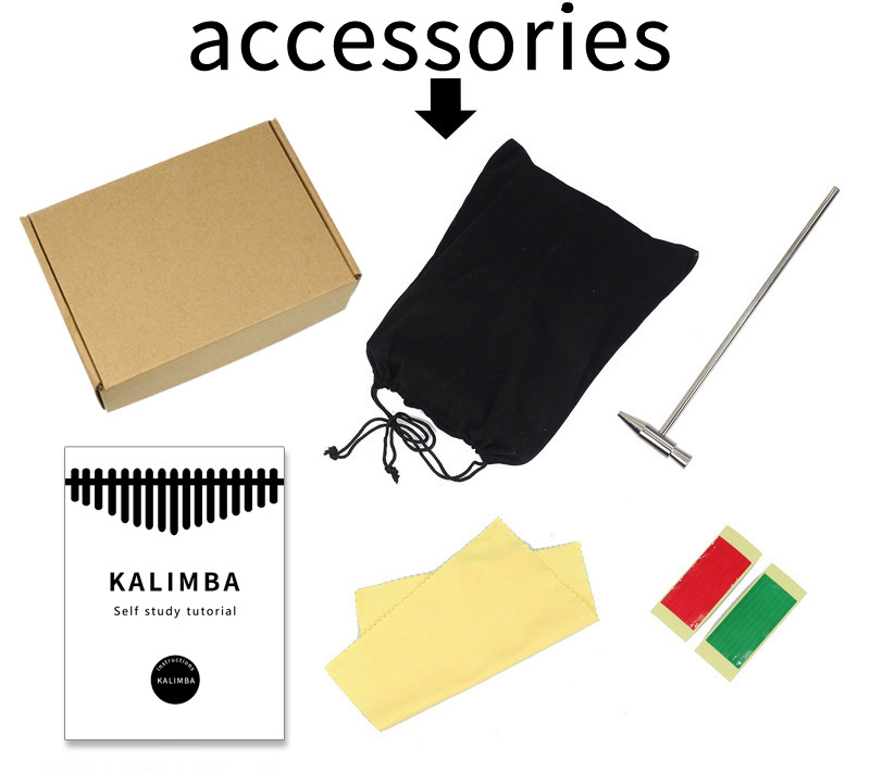 الملونة 21 مفتاح Kalimba الاطف - مراجعة Musical Instrument Keyboard وسعره