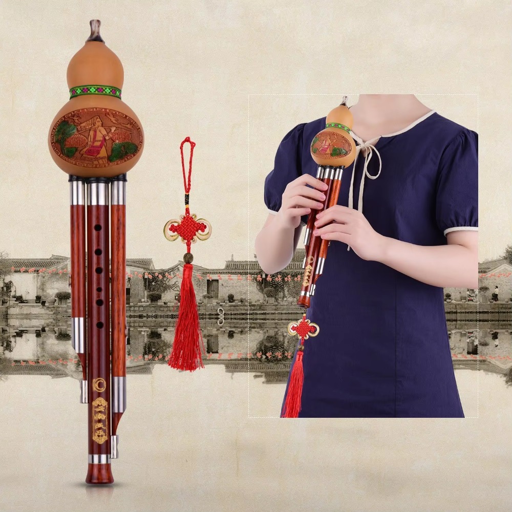 آلة موسيقية صينية تقليدية: فلو - مراجعة Musical Instrument Flute وسعره