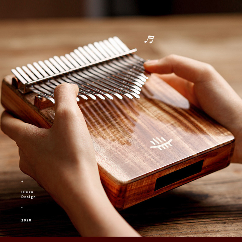 Hluru-بيانو إبهام خشبي صلب بال - مراجعة Musical Instrument Dulcimer وسعره