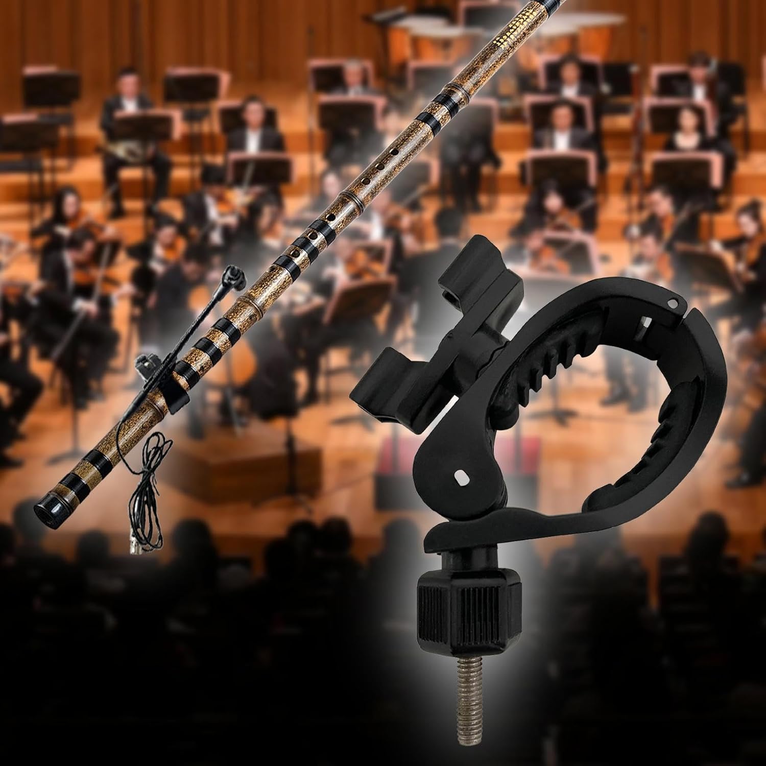 حامل ميكروفون بمشبك فلوت لأجزا - مراجعة Musical Instrument In Orchestra وسعره