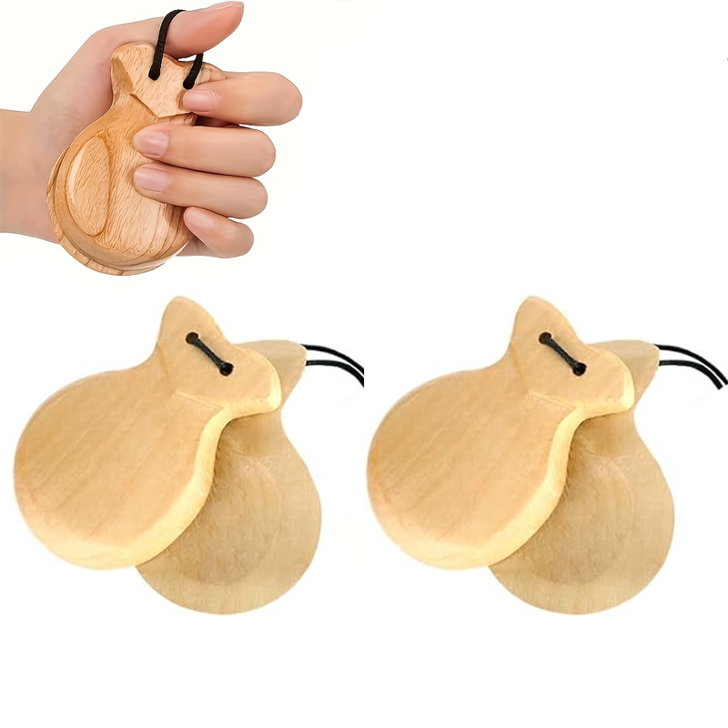 طقم من قطعتين من الكاستانيت ال - مراجعة Castanet Flamenco وسعره