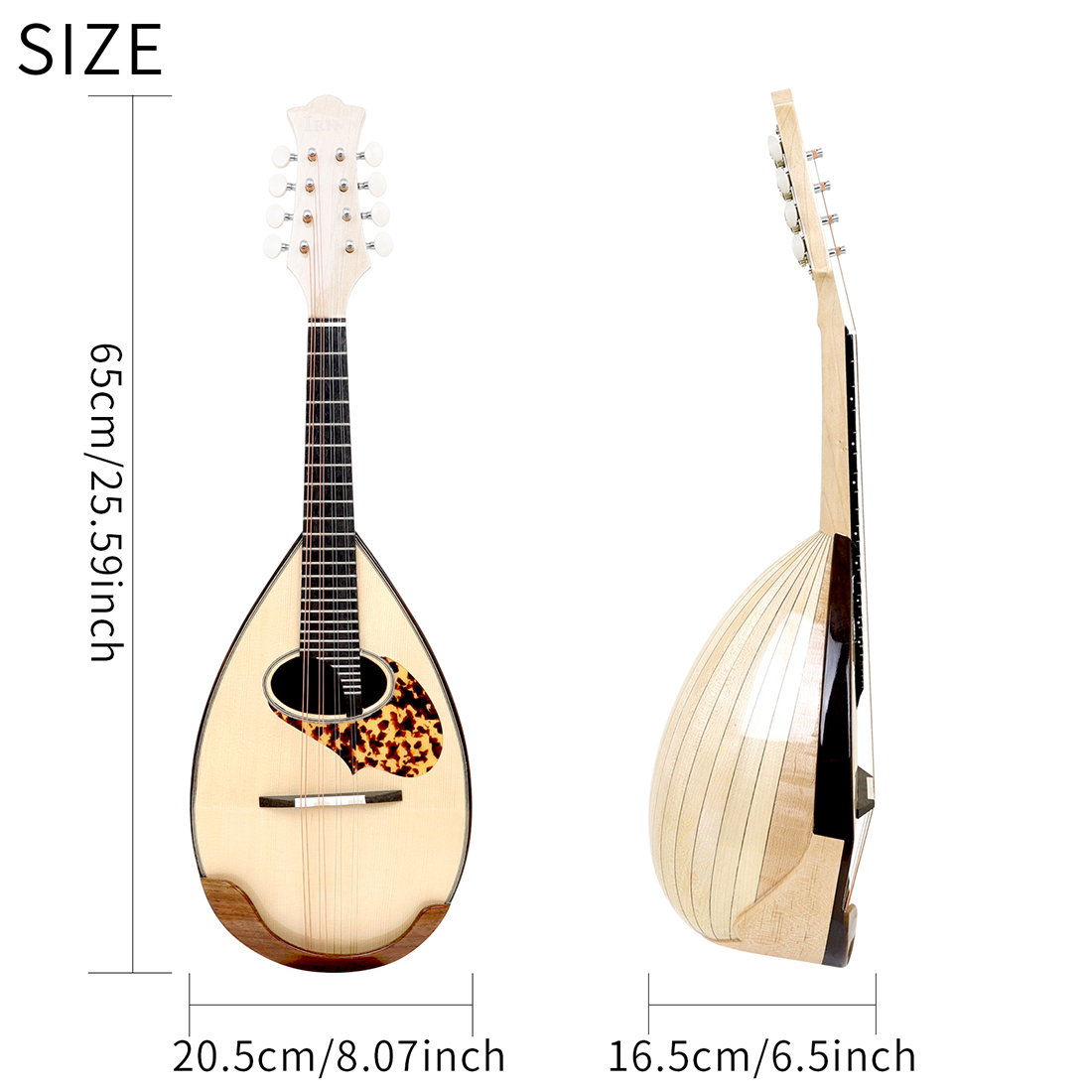 ماندولين IRIN ذو 8 أوتار، طراز - مراجعة Mandolin A Style وسعره